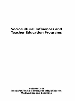 cover image of Sociocultural Influences and Teacher Education Programs
